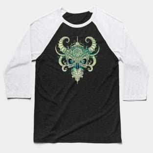 Human skull art Baseball T-Shirt